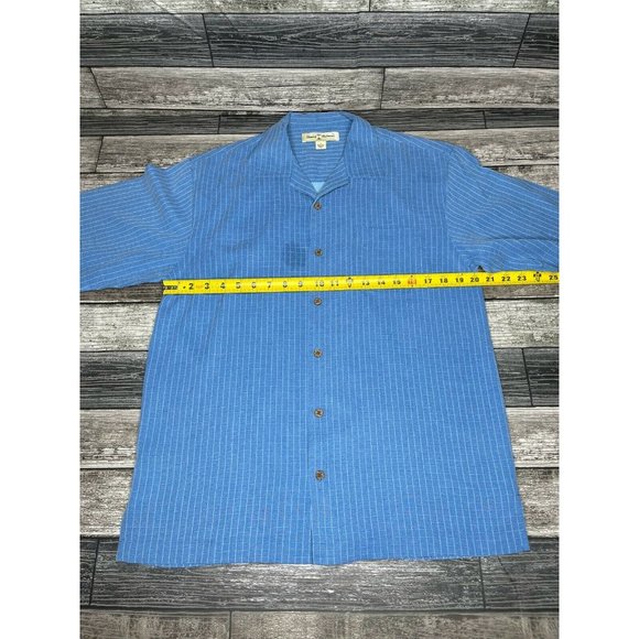 Tommy Bahama Silk Short Sleeve Button Down Shirt - Picture 3 of 7